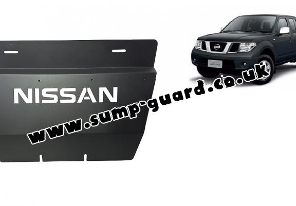 Steel radiator guard for Nissan Navara