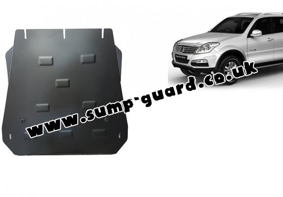 Steel gearbox guard for SsangYong Rexton 2