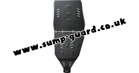 Steel gearbox and differential guard for Nissan Pathfinder