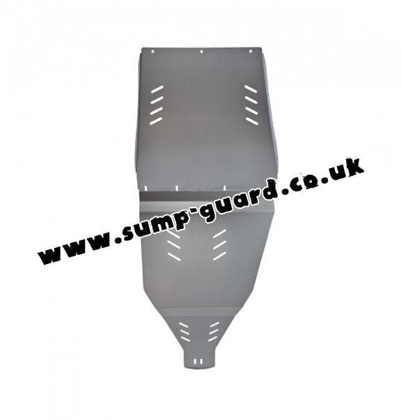 Aluminum gearbox guard for Nissan Navara