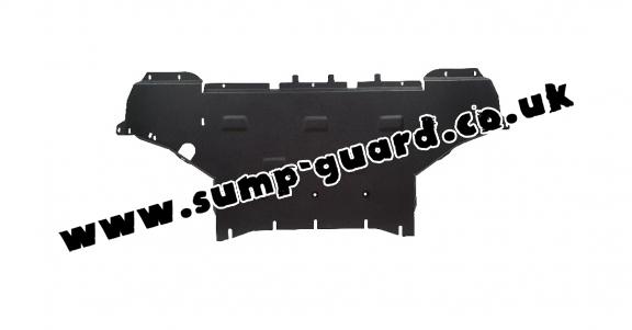 Steel sump guard for Audi A8