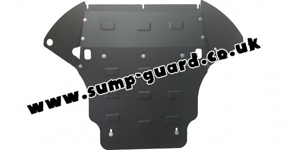 Steel sump guard for Audi A8