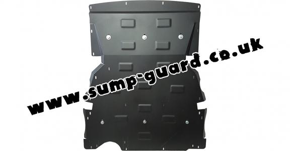 Steel sump guard for BMW Seria 1 F20/F21