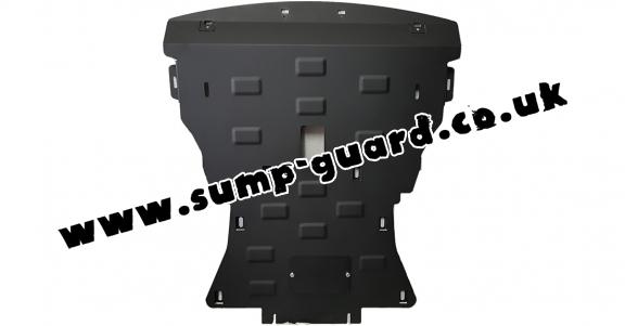 Steel sump guard for BMW X6