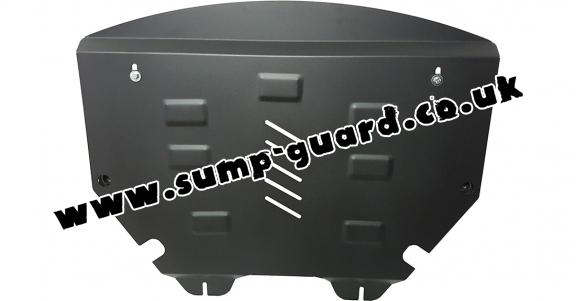 Steel sump guard for the protection of the engine and the gearbox for Mini Cooper R56