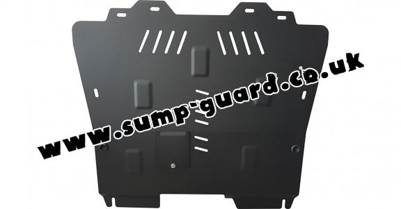 Steel sump guard for Vauxhall Astra J