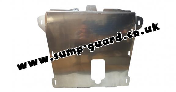 Aluminum sump guard for Dacia Duster