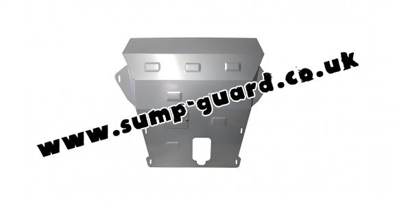 Aluminum sump guard for Dacia Duster