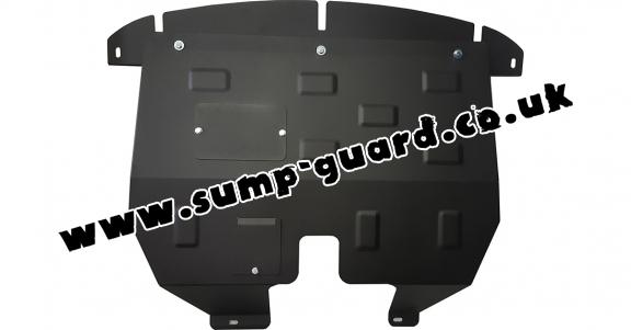 Steel sump guard for the protection of the engine and the gearbox for Fiat Doblo