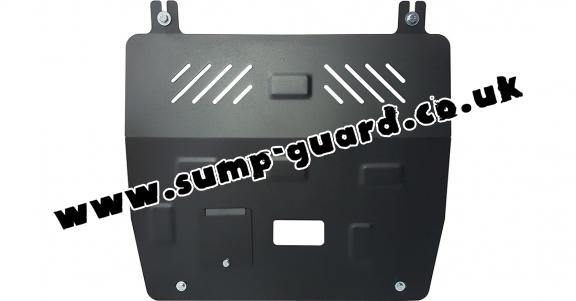 Steel sump guard for Fiat Albea