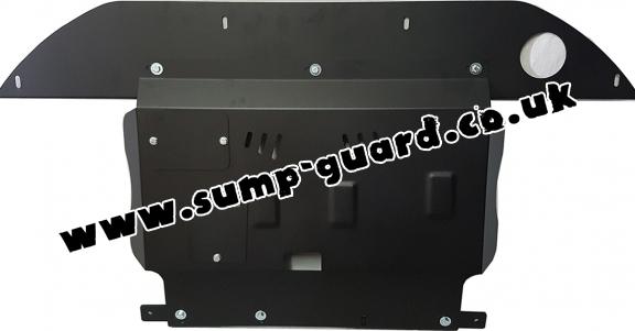 Steel sump guard for the protection of the engine, gearbox and differential for Fiat Idea