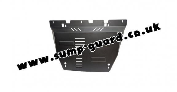 Steel sump guard for Fiat Panda 4x2