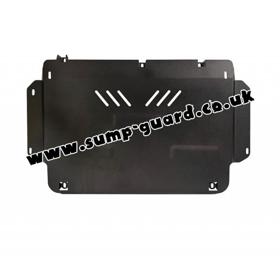 Steel sump guard for Fiat 600