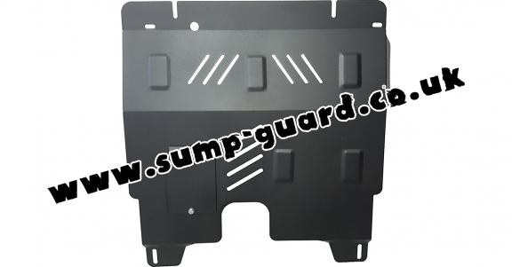 Steel sump guard for Fiat Linea