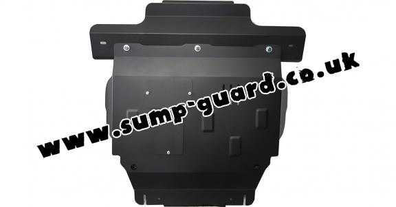 Steel sump guard for Ford Fusion