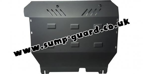 Steel sump guard for the protection of the engine and the gearbox for Ford Transit - FWD