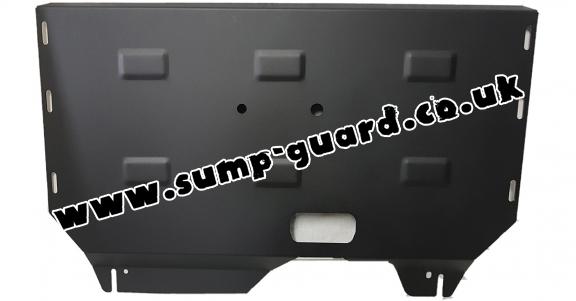 Steel sump guard for Ford Transit