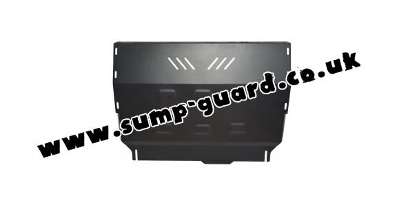 Steel sump guard for the protection of the engine and the gearbox for Ford Transit Custom - FWD