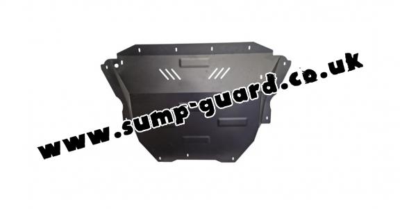 Steel sump guard for the protection of the engine and the gearbox for Ford Transit Custom