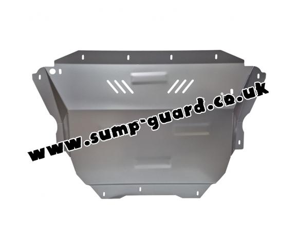 Aluminum sump guard for the protection of the engine and the gearbox for Ford Transit Custom