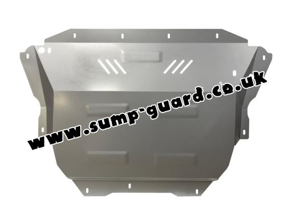 Galvanized steel sump guard for Ford Transit Custom