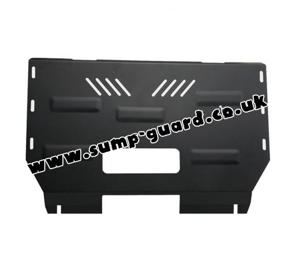 Steel sump guard for the protection of the engine and the gearbox for Ford Transit V363 4x4
