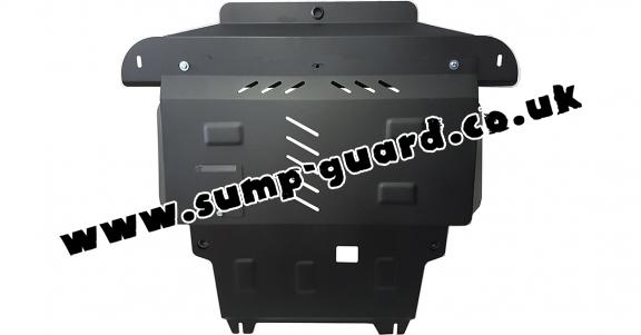 Steel sump guard for Ford Transit Courier