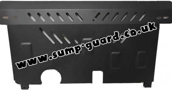 Steel sump guard for the protection of the engine and the gearbox for Hyundai i 20