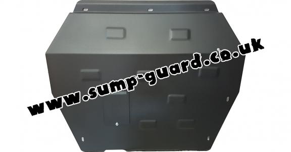 Steel sump guard for Hyundai Santa Fe