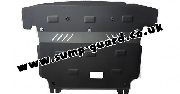 Steel sump guard for Hyundai Santa Fe