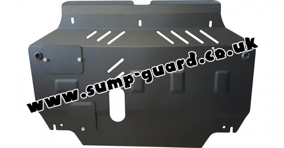 Steel sump guard for Hyundai Accent