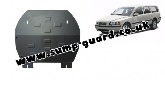 Steel sump guard for Volvo V70