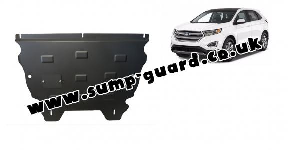 Steel sump guard for the protection of the engine and the gearbox for Ford Edge