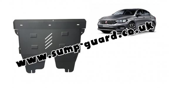 Steel sump guard for Fiat Tipo