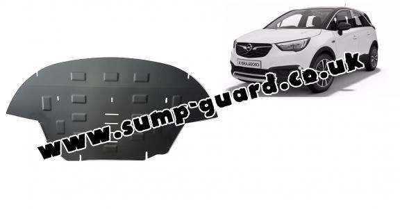 Steel sump guard for Vauxhall Crossland X