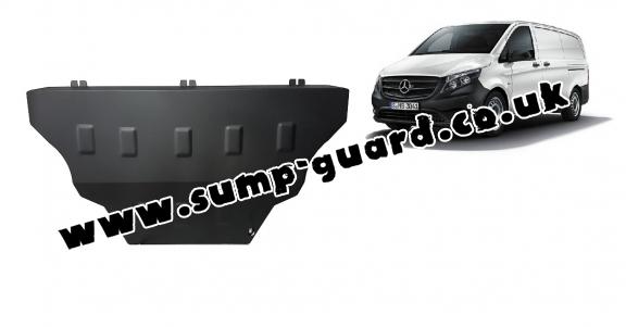 Steel sump guard for Mercedes Vito W447, 4x2, 1.6 D