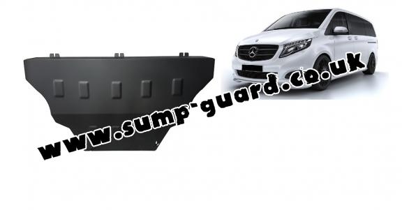 Steel sump guard for Mercedes Viano W447, 4x2, 1.6 D