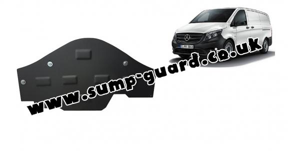 Steel sump guard for the protection of the Stop&Go system Mercedes V-Classe W447, 4x2, 1.6 D