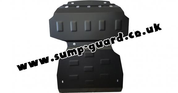 Steel sump guard for the protection of the engine and the radiator for Kia Sorento