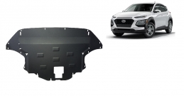 Steel sump guard for Hyundai Kona