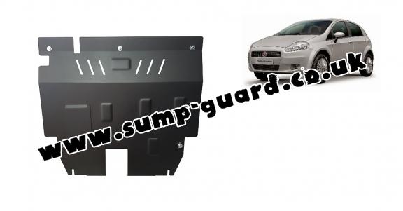 Steel sump guard for Fiat Punto 