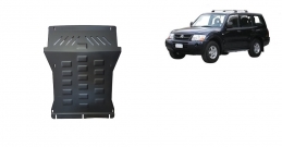Steel sump guard for the protection of the engine and the radiator for Mitsubishi Shogun 3 (V60, V70) Vers. 2.0