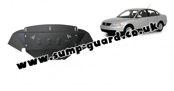 Steel sump guard for VW Passat B5 2.5 TDI V6