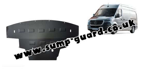 Steel sump guard for Mercedes Sprinter-RWD