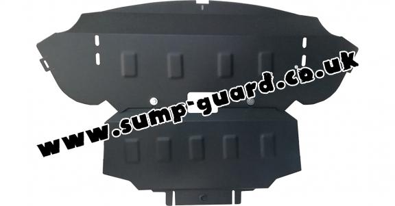 Steel sump guard for Mercedes C-Class W205