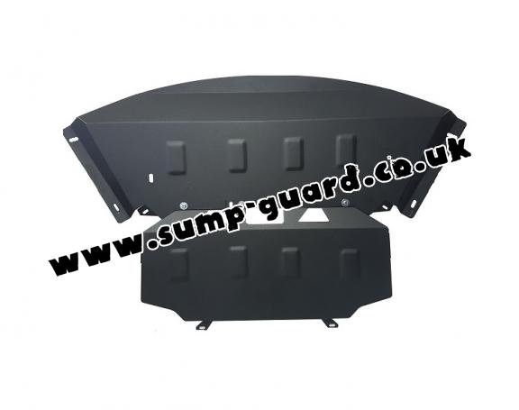 Steel sump guard for Mercedes C-Class W204