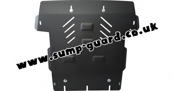 Steel sump guard for Mitsubishi Shogun Pinin