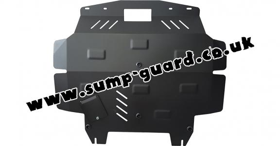 Steel sump guard for Nissan X-Trail T30