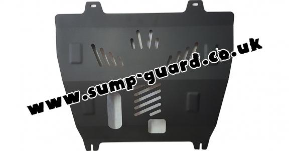 Steel sump guard for Renault Koleos