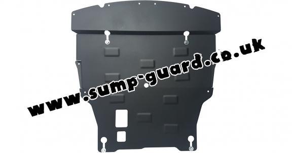 Steel sump guard for Renault Koleos